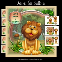 Birthday Lion for ages 1-4