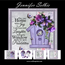 New Home No.1 Purple Bird House
