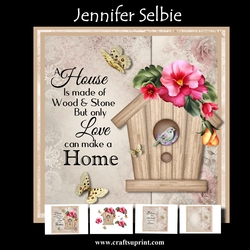 New Home No.2 Beige Bird House