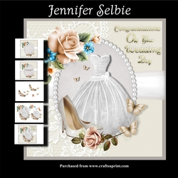 Wedding Dress and Shoes