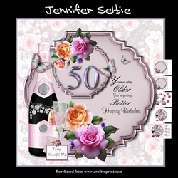 Female 50th Birthday in Lilac