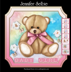 Baby Girl Teddy Bear