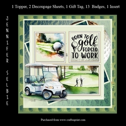 Born to golf, forced to work