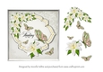 Butterflies and Lilies Sympathy Card