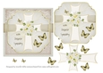 Cross and Butterfies Sympathy Card