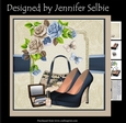 Bag, Makeup and Shoes with Butterflies