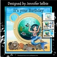 Under the sea Blue Mermaid for ages 5-9