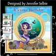 Under the sea Purple Mermaid for ages 5-9