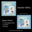 Twin Boys in square frame - Request
