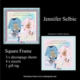 Twin Boy and Girl in square frame - Request