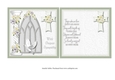 Arch with Lilies on Pillar Sympathy Card and Verse 6 x 6