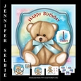 Teddy Bear in Blue for ages 1-5