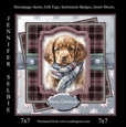 Cute Winter Puppy in a Cozy Scarf No.4
