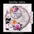 Female 70th Birthday In Lilac