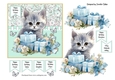 Cute Little cat with Presents