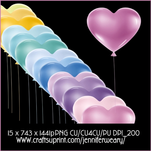 20 Romantic Heart Balloons