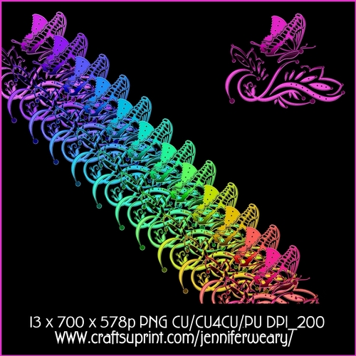 Neon Rainbow Ornaments