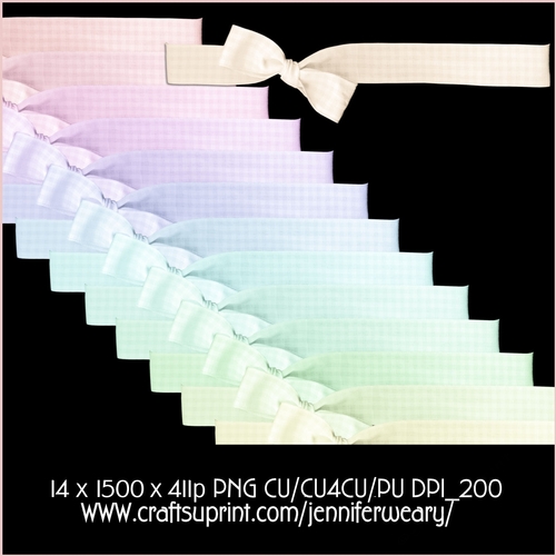 20 Candy Floss Bows 3
