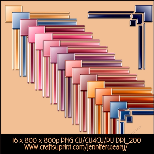 Corner Rose Sets-Corners Plain Outback Sunset