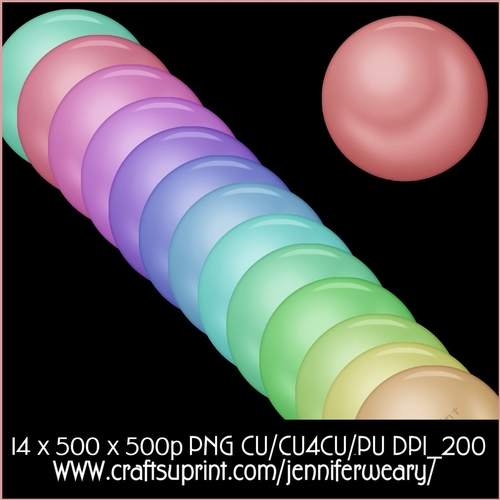 20 Candy Floss b Pearls