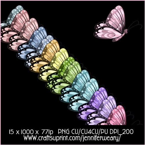 20 Easter Morn Butterflies