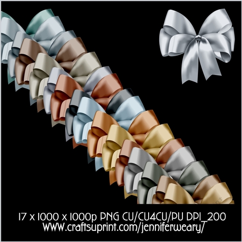 2 Metal Bows