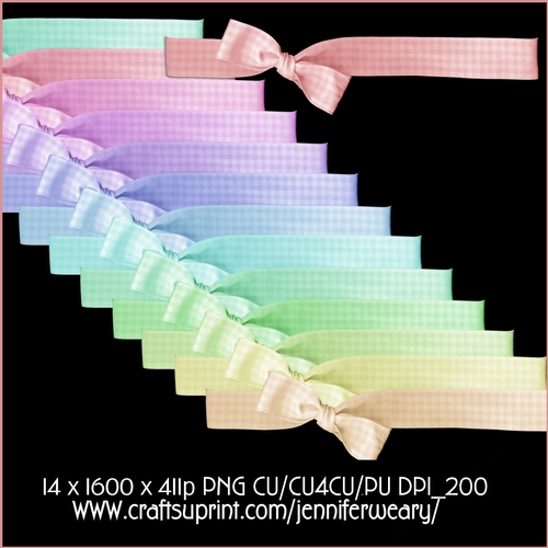 20 Candy Floss b bows