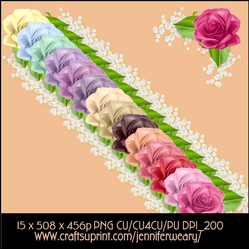 Corner Rose Set-Rose Sweet