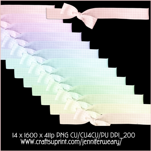 20 Candy Floss Bows 2 