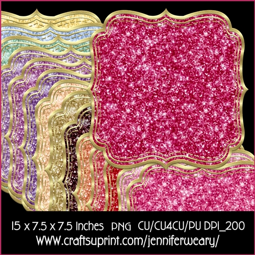 Glitter Mats Sweet