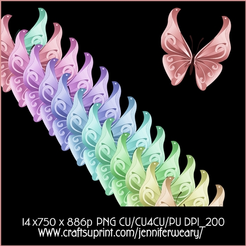 Candy Floss B Butterflies 6