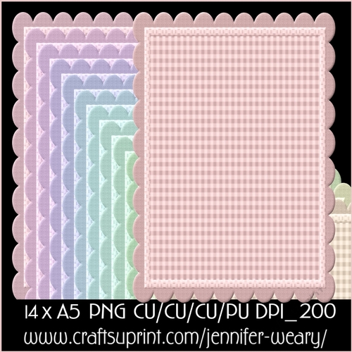 20 Candy Floss Mats 2 A5