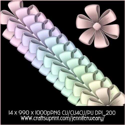 Candy Floss Bows 7