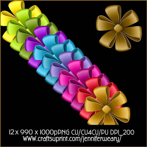20 Merry & Bright Bows 2