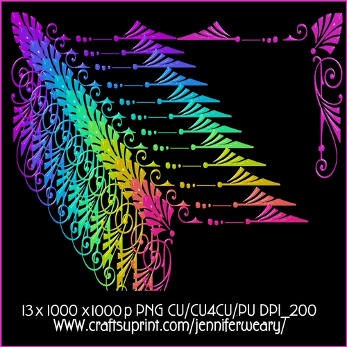 Neon Rainbow Corners