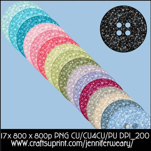 Glittering Buttons