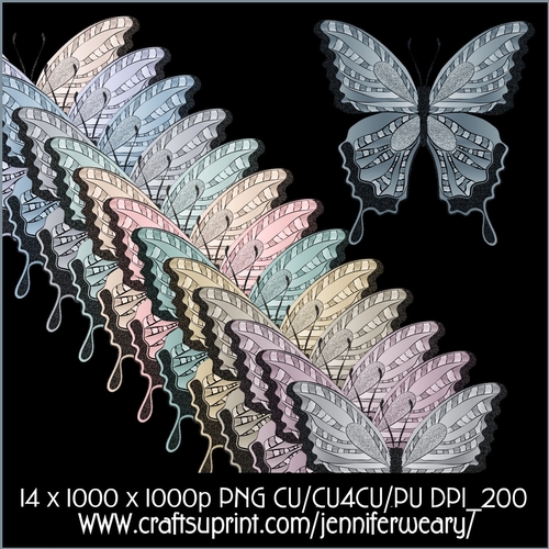 Noisy Butterflies-Neutral