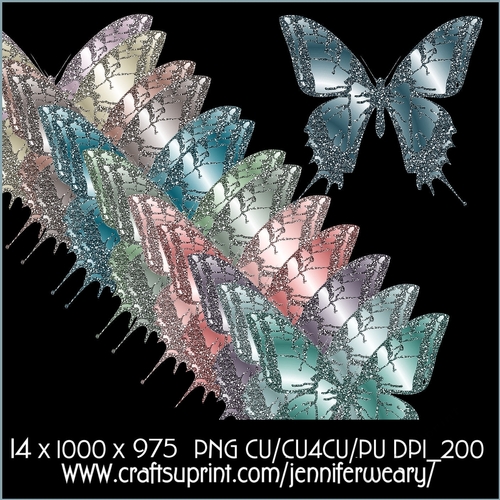 Succulant Butterflies 3