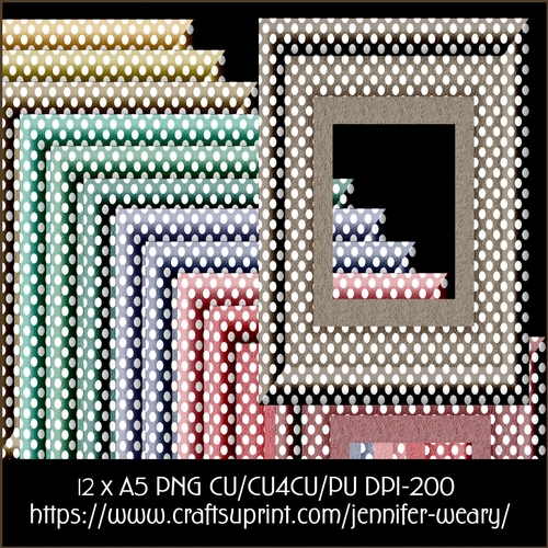 20 Christmas Joy A5 Frames 2
