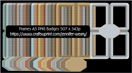 Frame Badges A5-Metal