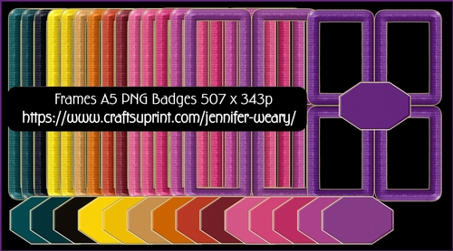 Frame Badges A5-Exotic