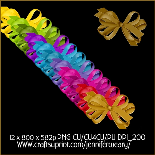 20 Merry & Bright Bows