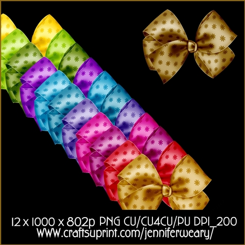2 Merry & Bright Bows