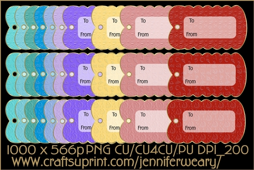 Gift Tags Christmas-Jolly Christmas 