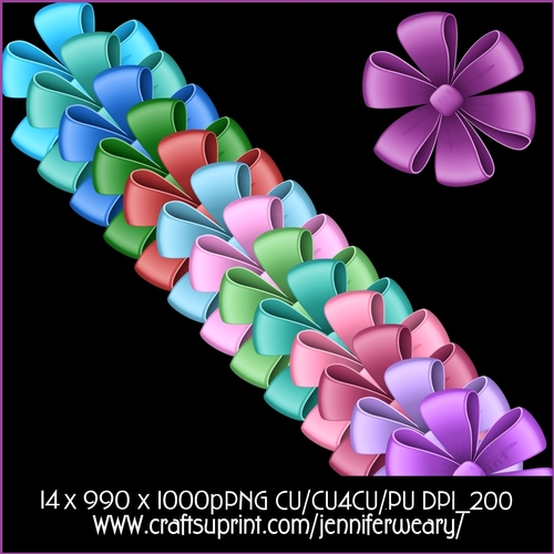 20 Christmas Wishes Bows