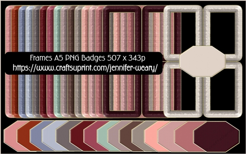 Frame Badge A5-Dusty