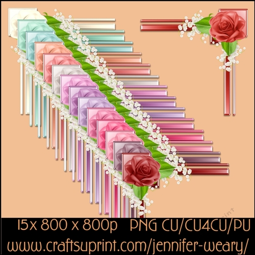Corner Rose Sets-Rose Corner Valentine