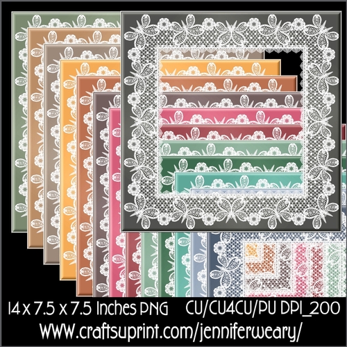 Butterfly Lace Frames-Cozy