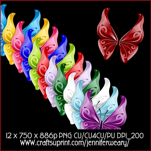 Birthstone Butterflies 3