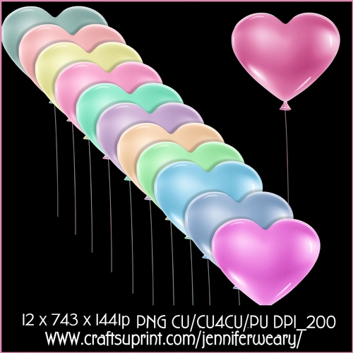 20 Dreamy Heart Balloons
